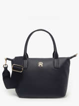 Sac  Main Popette Polyester Recycl Tommy hilfiger Bleu popette AW17708