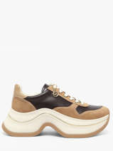 Sneakers Plateforme Michael kors Beige accessoires RFS2S293