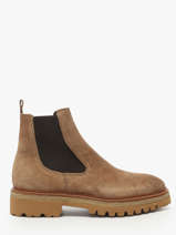 Chelsea Boots En Cuir Alpe Marron women 54841109