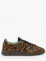 Sneakers In Leather Tommy hilfiger Brown women 29040K7