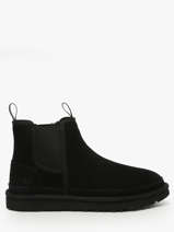 Boots Neumel Chelsea En Cuir Ugg Noir men 1121644