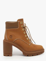 Bottines  Talon En Cuir Timberland Marron women 2CKCEN11