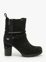 Heeled Boots Mustang Black women M0162009