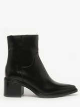 Bottines  Talon En Cuir Mjus Noir women L39202