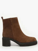 Bottines  Talon En Cuir Gabor Marron women 14