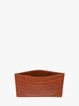 Longchamp Longchamp pocket croco Porte billets/cartes Marron-vue-porte