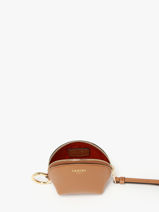 Leather Origami Coin Purse Lancel Brown origami A13859-vue-porte