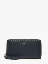 Leather Wallet Premier Flirt Lancel Blue premier flirt A10111