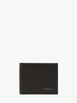 Leather Cme Wallet Lancel Black come A12882