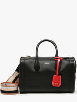 Medium Leather Bcbg Bowling Bag Lancel Black bcbg A13690
