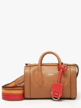 Leather Min Bcbg Bowling Bag Lancel Brown bcbg A13689