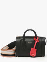 Leather Min Bcbg Bowling Bag Lancel Black bcbg A13689