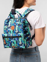 Small Adventurer Backpack Manaus Cabaia Blue anniversaire 10ans - BAGS-10A-vue-porte