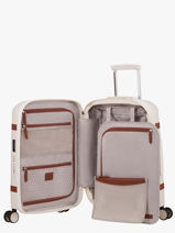 Valise Cabine Extensible Samsonite Beige image 154688-vue-porte