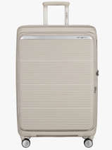 Valise Rigide Extensible Paralux Hs Samsonite Beige paralux hs 156526