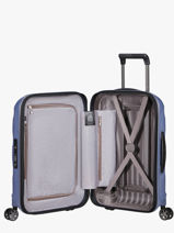 Valise Cabine Extensible Samsonite Violet c-lite CS2007-vue-porte