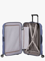 Valise Rigide C-lite Samsonite Violet c-lite CS2003-vue-porte
