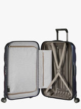 Hardside Luggage C-lite Samsonite Blue c-lite CS2003-vue-porte