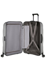 Valise Rigide C-lite Samsonite Argent c-lite 141370-vue-porte