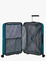 Hardside Luggage Airconic American tourister Blue airconic 88G002-vue-porte