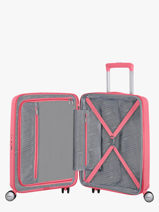 Valise Cabine Soundbox American tourister Rose soundbox 32G001-vue-porte