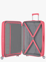 Valise Rigide S Soundbox American tourister Rose soundbox 32G002-vue-porte