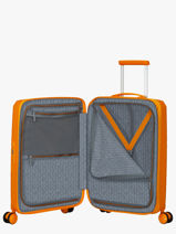 Expandable Cabin Luggage American tourister Orange fastforward 155259-vue-porte