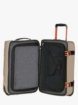 Cabin Duffle Bag On Wheels Urban Track Urban Track American tourister Beige urban track MD1201-vue-porte