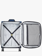 Valise Souple  Roulettes Maubert 2.0 Delsey Bleu maubert 2.0 3813810W-vue-porte