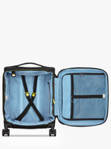 Valise Cabine Extensible Delsey Noir montmartre 3.0 803-vue-porte