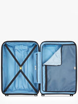 Expandable Hardside Luggage Lutece Delsey Blue lutece 3802821-vue-porte