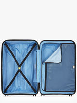 Expandable Hardside Luggage Lutece Delsey Blue lutece 3802821-vue-porte