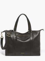 Sac Port paule Vintage Cuir Nat et nin Marron vintage THYLANE