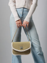 Shoulder Bag Sheep David jones Brown sheep CM7753-vue-porte