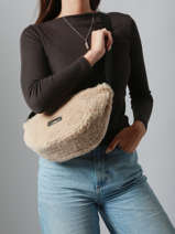 Sac Bandoulire Moumoute Lancaster Beige moumoute 54