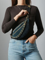 Belt Bag Mila louise Blue vintage 23689V-vue-porte