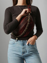 Belt Bag Mila louise Brown vintage 23689FUC-vue-porte