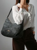 Sac Port paule Carrie Tweed Nathan baume Noir vogue TW-vue-porte