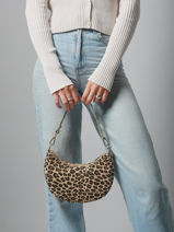 Sac Port paule Velvet Leopardo Milano Beige velvet leopardo VL25064-vue-porte
