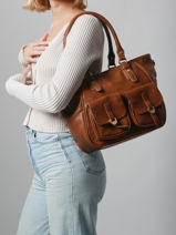 Handbag Edgy Miniprix Brown edgy 27501-vue-porte