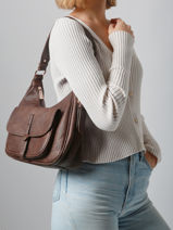Shoulder Bag Edgy Miniprix Beige edgy 27502-vue-porte