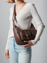 Shoulder Bag Edgy Miniprix Brown edgy 27503-vue-porte