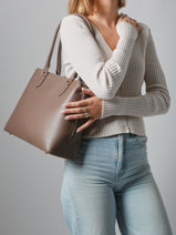 Shoulder Bag Dune David jones Brown dune 1-vue-porte