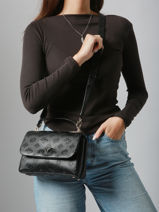 Shoulder Bag Tisha Guess Black tisha PD776420-vue-porte