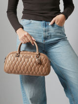 Shoulder Bag Valla Guess Beige valla QG812205-vue-porte