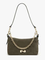 Sac De Soire Betty Cuir Daim Nathan baume Vert vogue 5