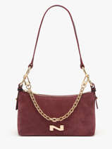 Suede Betty Evening Bag Nathan baume Violet vogue 5