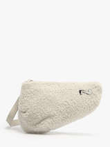 Sac Bandoulire City Perle Cuir Et Mouton Nathan baume Beige n city S