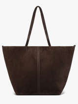 Sac Port paule Cabas Cuir Vanessa bruno Marron cabas 29V40873