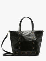 Satchel Cabas Cuir Leather Vanessa bruno Black cabas cuir 82V40435
